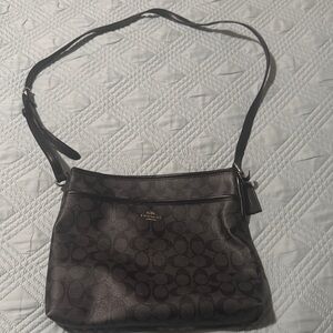 Coach Charcoal Gray Crossbody Bag